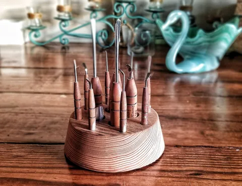 Reclaimed Pine Tool Holder