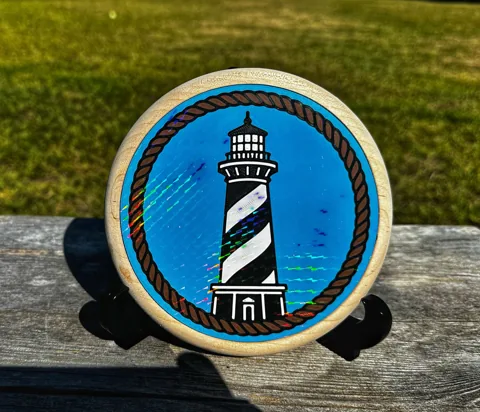 Slotted Maple Basket Base-Holographic Cape Hatteras Insert