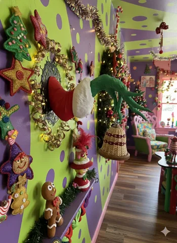 Wall Mount Ornament Holder